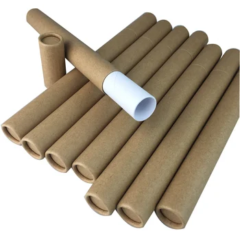 

100pcs Kraft Paper Incense Tube Incense Barrel Small Storage Box for 10g/20g Joss Stick Convenient Carrying