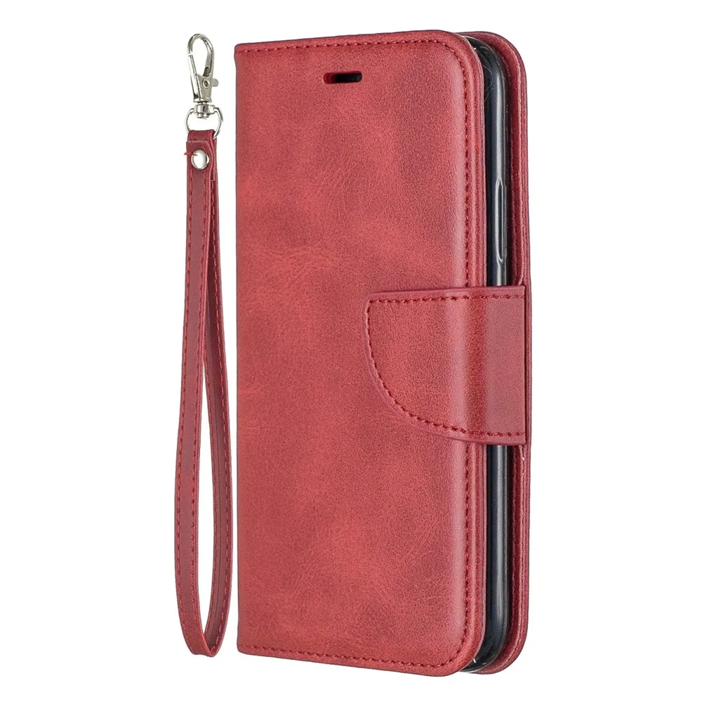 Business Leather Flip Case For Nokia 7/6/6.1/5/5.1/3/2.2 Magnetic Leather Wallet Phone Cases For 2.1/2.2/3.1/3.2/4.2 Cover coque - Цвет: Red