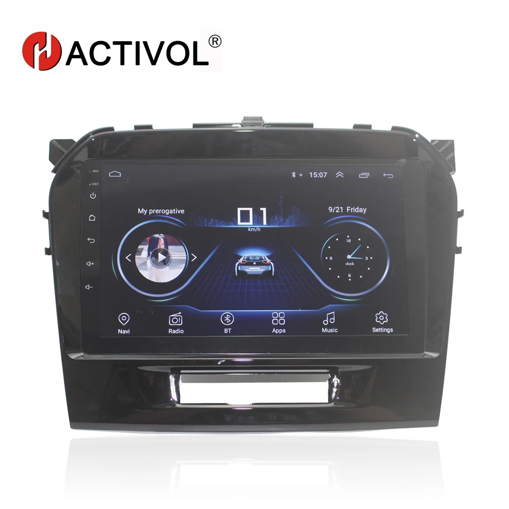 

HACTIVOL 9" 1024*600 Quadcore android 8.1 car radio for Suzuki Grand Vitara 2016 car DVD player gps navi wifi bluetooth,SWC