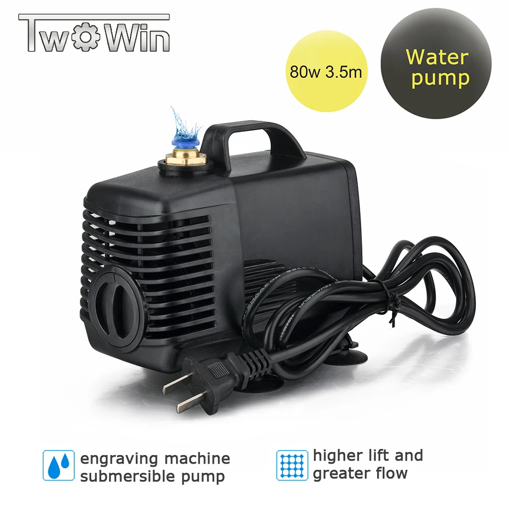 

80w 3.5M water pump spindle tool cooling pump 220-240V high power, 2.2kw spindle motor and 1.5kw spindle motor