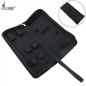 

Small Size Black Piano Tuning Tool Bag with Soft Lining Support 6-10 pcs Tool
