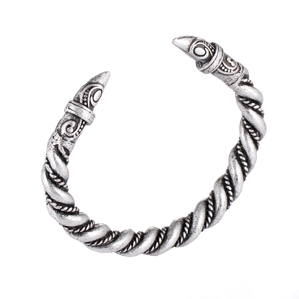 Браслет для мужчин античное серебро ручной работы витой браслет|arm ring|men banglearm jewelry