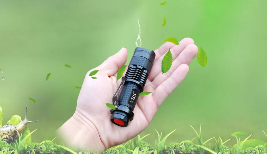 Waterproof Q5 LED Flashlight High Power 2000LM Mini Spot Lamp Portable 3 Models Zoomable Camping Equipment Torch zaklamp