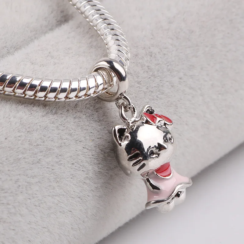 AIFEILI 2018 серебряный цвет hello kitty Шарм Бусины Подходят оригинальный Pandora браслет