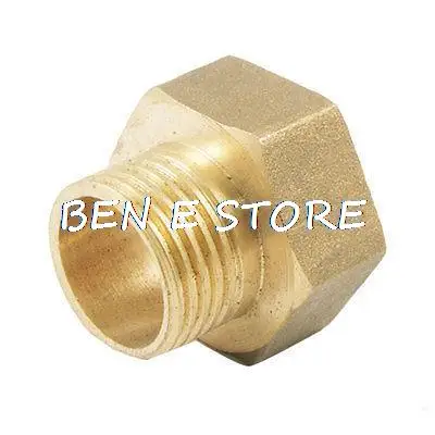 Gold Tone 25 x 20mm Brass Hex Bushing Connector Adapter | Обустройство дома