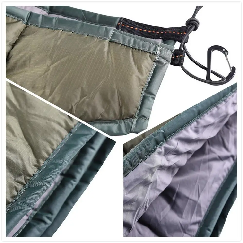 Bolsa de Dormir Quente sob Colcha Cobertor para Acampamento ao ar Mounchain Inverno Quente Hammock Underquilt Mais Livre Caminhadas 9 Sacos de dormir