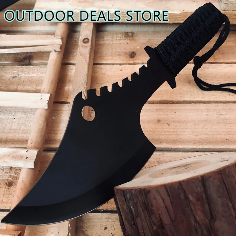 

Military Sharp Axe Tactical Tomahawk Outdoor Practical Survival Machete Hand Tool Hatchet Camp Axe Hunting Knife Cut Bone Knives