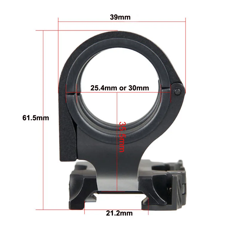 Новое поступление охотничий прицел крепления аксессуары для винтовочного оптического прицела Quick Detach QD 25,4 мм до 30 мм двойное кольцо прицел Крепление