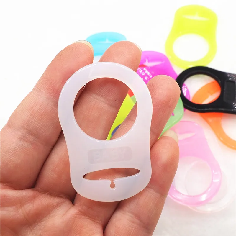 Chenkai 200 шт силиконовые кольца Mam DIY Детские пустышки держатель цепи NUK салфетка
