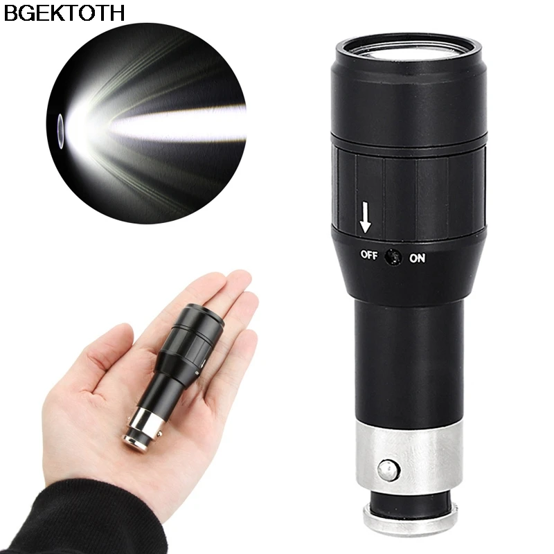 

BGEKTOTH 2017 Car Cigarette Lighter 800LM Q5 LED Vechicle Charging Mini Flashlight Light Lamp