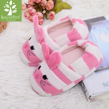 Children Cotton Indoor Slippers Shoes Kids Winter Boys And Girls Home Slippers Baby Non-Slip Cartoon Cute Plush Warming Shoes