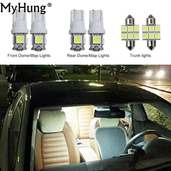 

For Infiniti EX25 EX35 FX35 FX37 FX50 Convenience Bulbs Car Led Headlight C10W W5W Replacement Bulbs LampWhite 6PCS Per Set