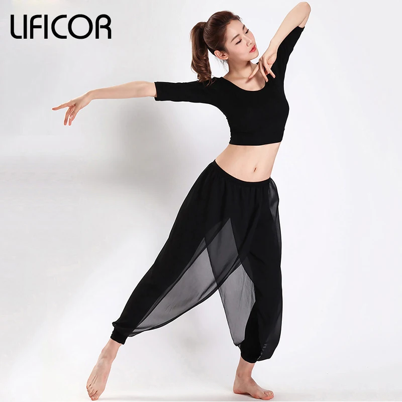 Spring Women Wide Leg Yoga Pants Cardio Training Exercise Fitness Sports Mesh Gym Capri Workout Sweatpants Trousers Plus Size