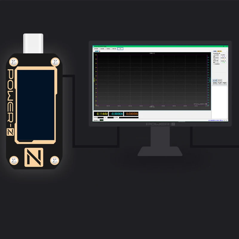 ChargerLAB power-Z USB тестер type-C QC2.0/3,0/PD индикатор портативного зарядного устройства напряжение тока Пульсация двойной тип-c KM001 KM001C метр