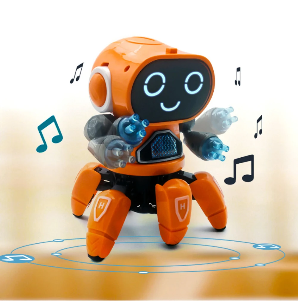 Dancing robot Action Figure Toy Electronic intelligent Walking Robot Toy for Boys Children Birthday Gift