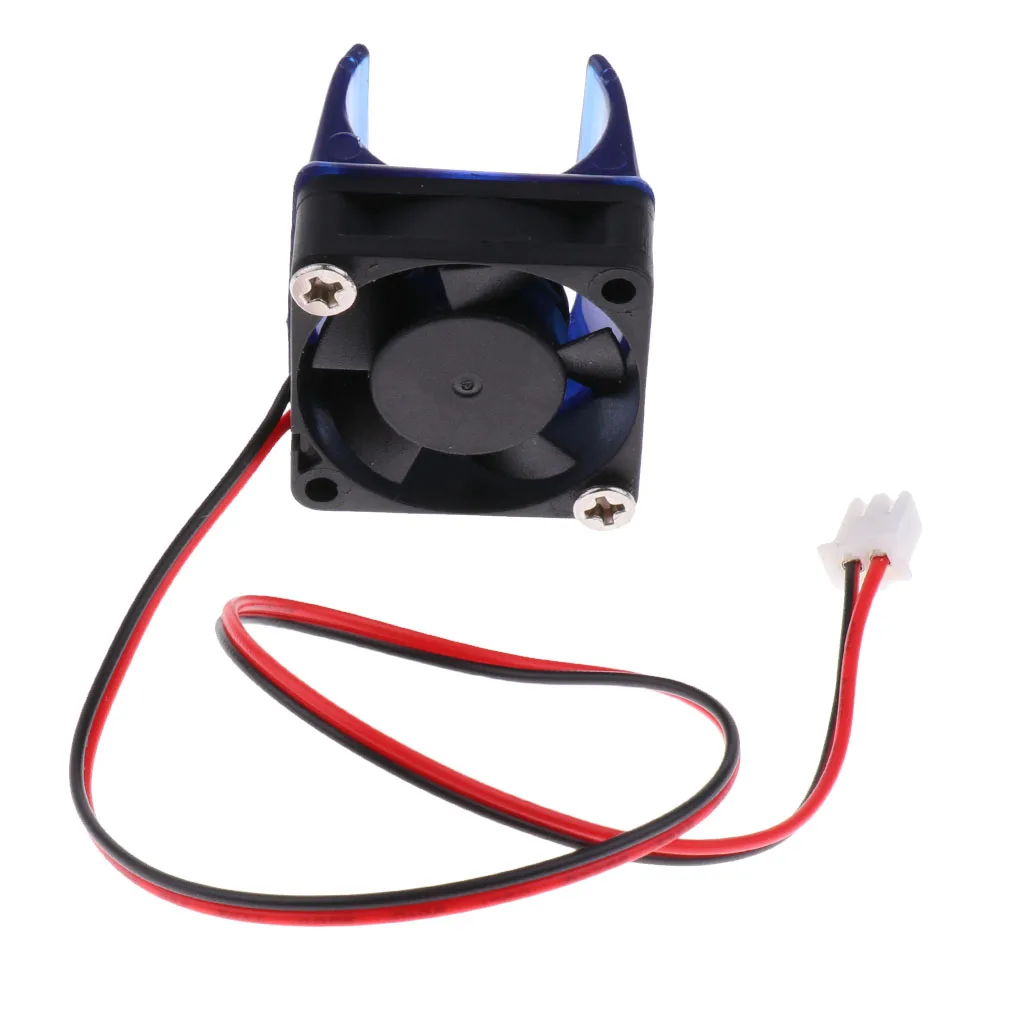 Dovewill 24V Blue Injection Molding V6 Radiator Fan with Fan Cover for 3D Printer DIY