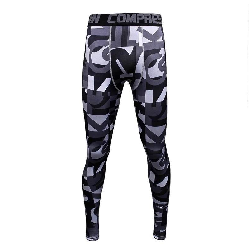 Camouflage Base Layer Compression Pants Running Tights Men Soccer Training Fitness Sport Leggings Gym Jogger Trousers Sportswear sports leggings compression pants