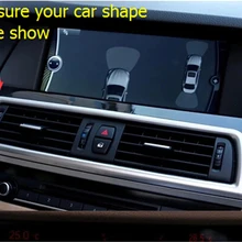 Для BMW 5 серии 520i 525i 530i F10 F18 2011- приборная панель из АБС средняя консоль Кондиционер AC вентиляционные крышки отделкой цельнокроеное платье