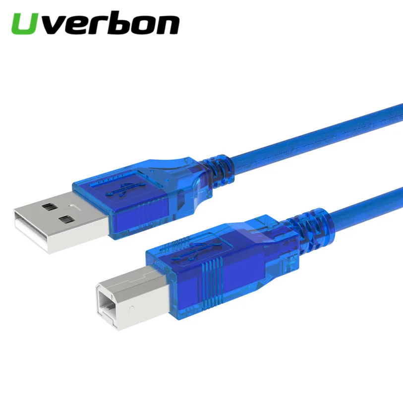 

Uverbon Fast Speed USB 2.0 Scanner Printer Cable Type A Male to B Male Sync Data Charger USB Cord for Canon Epson HP Printer