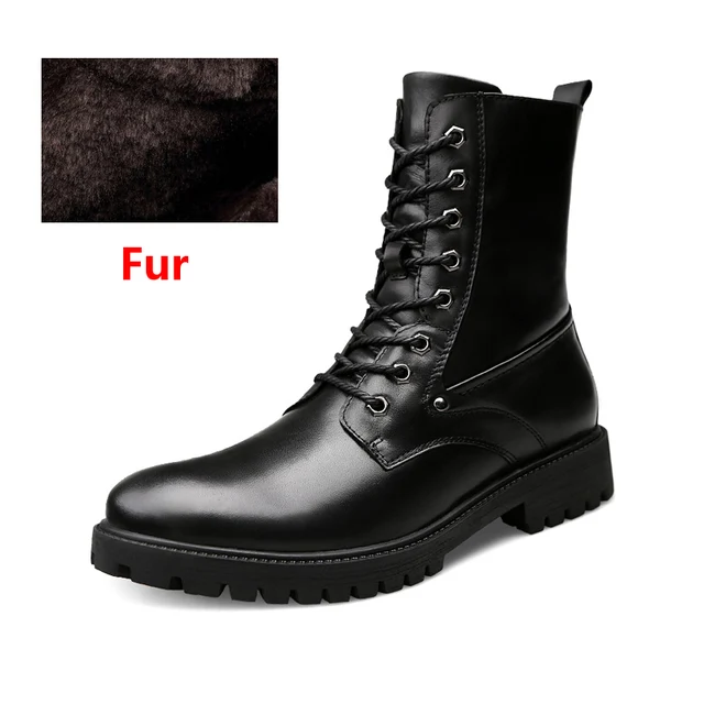 long black lace up boots