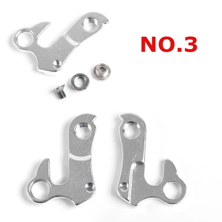 Clearance MTB Mountain Bike Folding Bicycle Rear Aluminum Tail Hook  With Screws Rear Frame Accessories 3