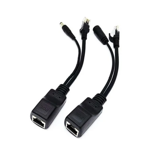 3kit PoE кабель адаптер poe splitter инжектор Мощность питания 12 48 В синтезатор сепаратор