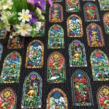 50*110 см мультфильм игры Легенда о Зельде хлопчатобумажная ткань пэчворк хлопок, тильда печатных стеганое шитье для дома