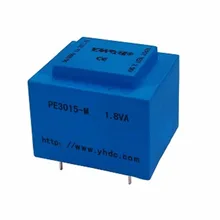 PE3015-M 1.8VA 220 V/2*6 V Expory resign инкапсулированный безопасный изолирующий трансформатор для сварки печатной платы трансформатор силовой трансформатор