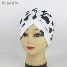 Chemo головной убор полиэстер принт Эластичный Тюрбан В Стиле Ретро Кепка модная шапочка-шарф Летняя женская капот Рак QDD9122