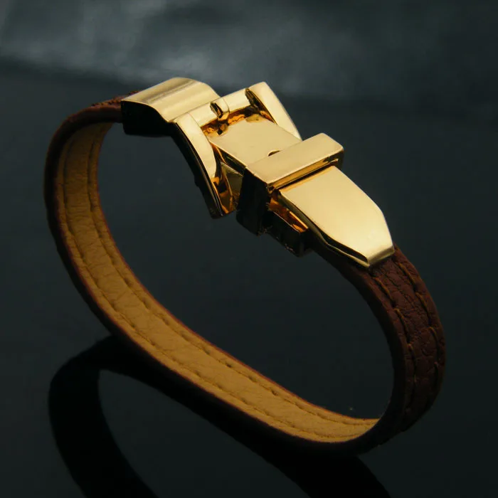11 цветов PU кожаный браслет цвета золота застежка ремня регулируемый размер браслеты для женщин подарок(DJ1364