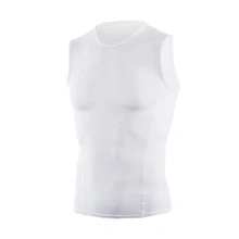 Быстросохнущая Мужская футболка без рукавов для бега без молнии футболка для фитнеса тренировочная безрукавка эластичная спортивная одежда