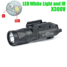 SF X300V-IR белого света и ИК Выход Тактический X300 серии светодиодный свет оружия Fit 20 мм Пикатинни Черный