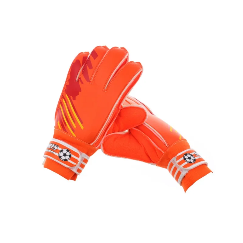 Спорт на открытом воздухе футбол на уровне входа Дети Вратарь перчатки Вратарь Футбол противоскользящие пальцы тисненые перчатки