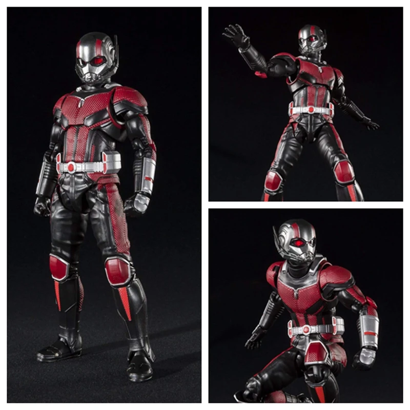 SHF Мстители Капитан Америка Civil War Муравей Человек ОСА ПВХ фигурка Коллекционная