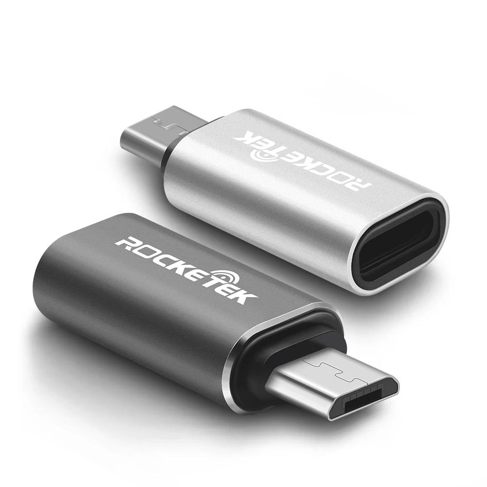 Rocketek Micro-type-c USB C адаптер зарядное устройство аксессуары для синхронизации данных Зарядка для samsung Xiaomi LG huawei Android мобильных телефонов