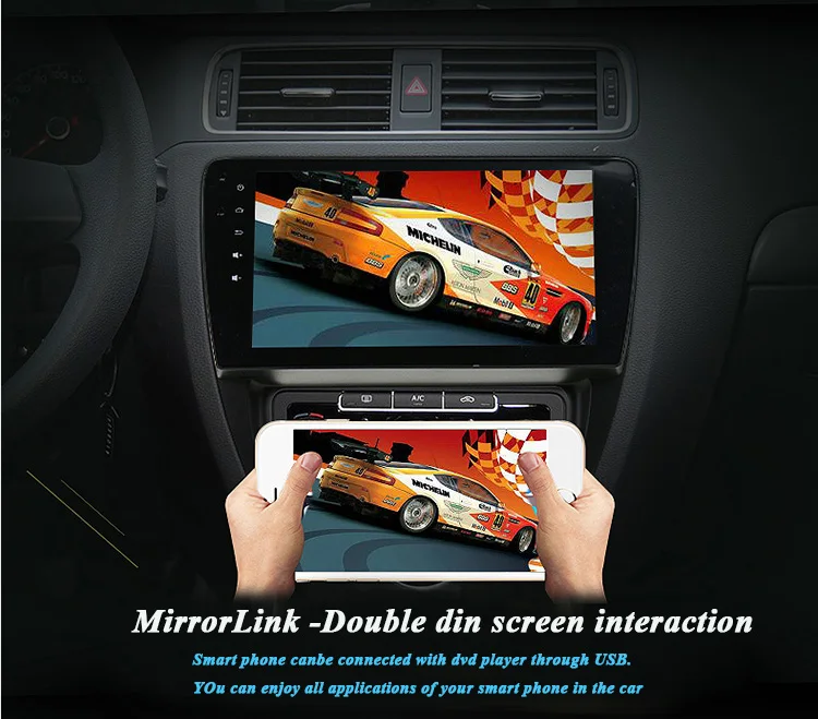Excellent 10.2" android car gps navigation for  Volkswagen Sagitar  2012-2015 with Quad core 1.6GHz CPU 1024x600 HD digital screen 1