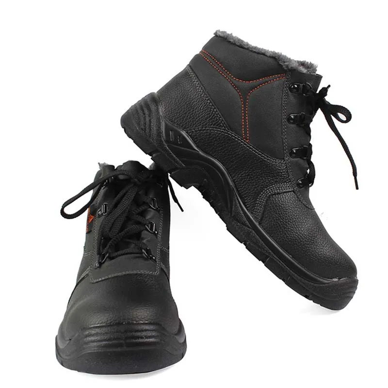 Зимние военные кожаные ботинки; специальные тактические ботинки; кашемировые туфли из овечьей шерсти с нулевой градусностью; антистатические Теплые ботильоны