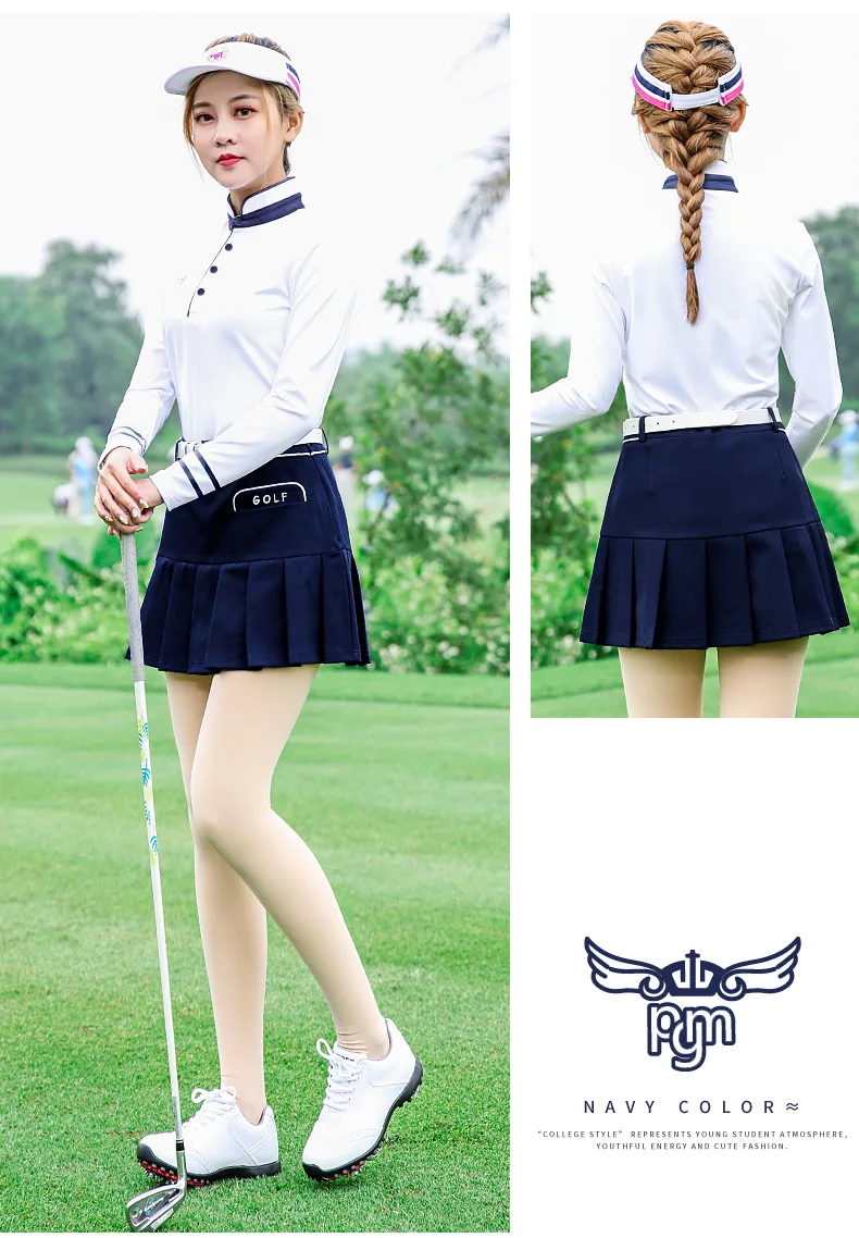 PGM гольф шорты Ladies'Wear-стойкие брюки юбка хлопок мягкий дышащий и впитывающий пот юбка QZ041