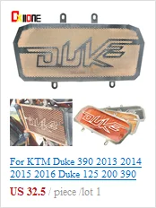 Для KTM 1290 Super Duke R/GT 2013 мотоциклетная решетка радиатора Защитная крышка из нержавеющей стали
