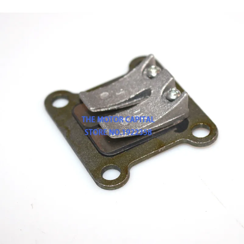 Reed Valve Block Plate For 2 Stroke 47cc 49cc Engine Pocket Bike Mini Moto Kids ATV Quad 4 Wheeler Dirt motor