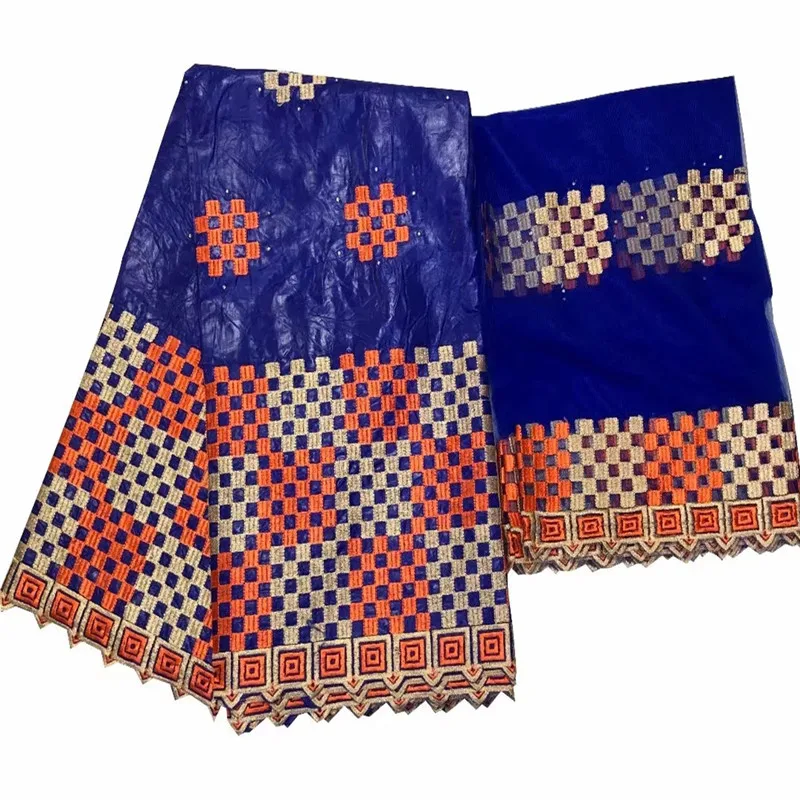 

High quality bazin riche with beads wholesale 2018 latest african bazin riche fabric 5 yard+2 yard/lot KY032505