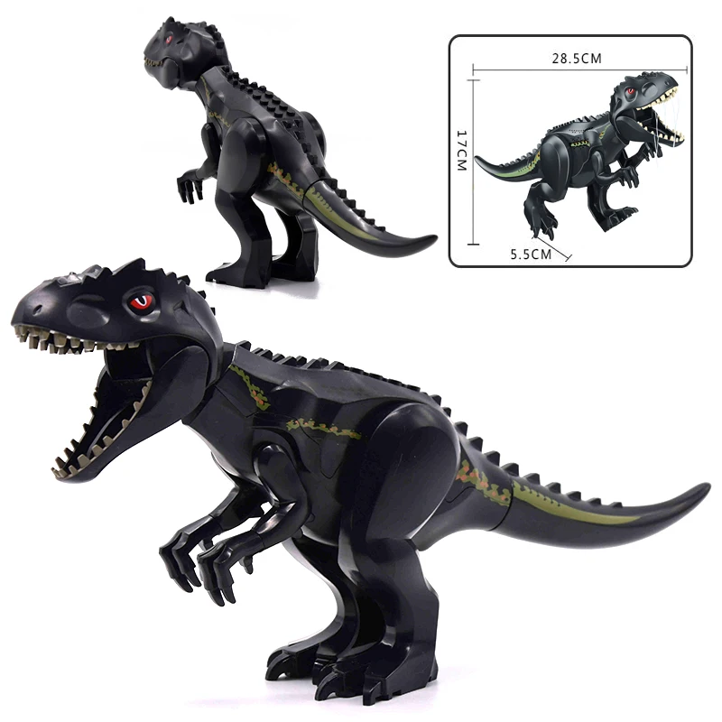 Brutal Raptor Building Jurassic Blocks World 2 MINI Dinosaur Figures Bricks Dino Toys For Children Dinosaurios Christmas