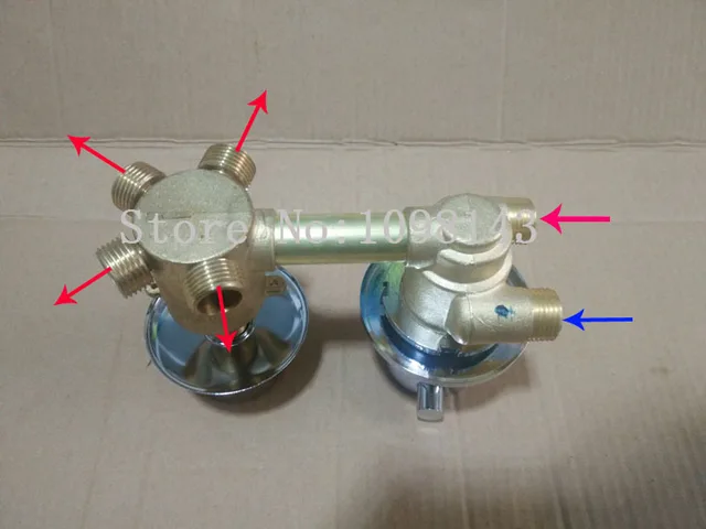 Bathroom Faucet Mixing Valve aliexpress : buy 4 ways thermostatic shower faucet valve Bathroom Faucet Mixing Valve aliexpress : buy 4 ways thermostatic shower faucet valve