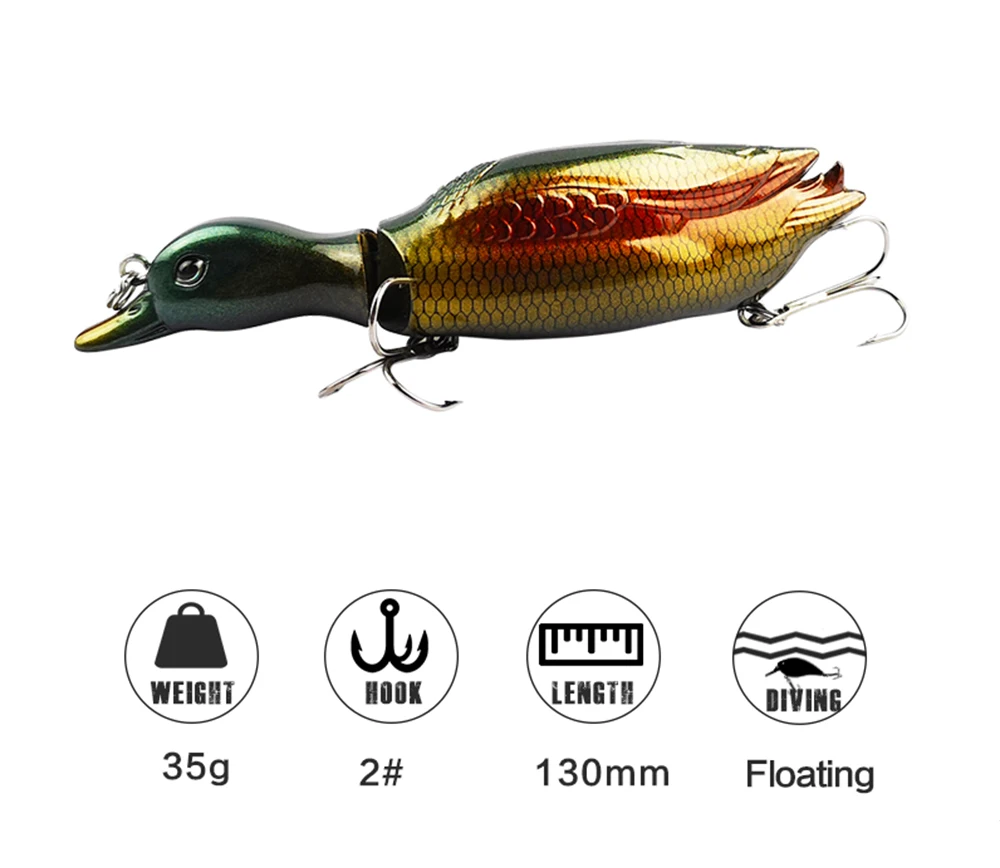 Duck Fishing Lure Crankbait 04