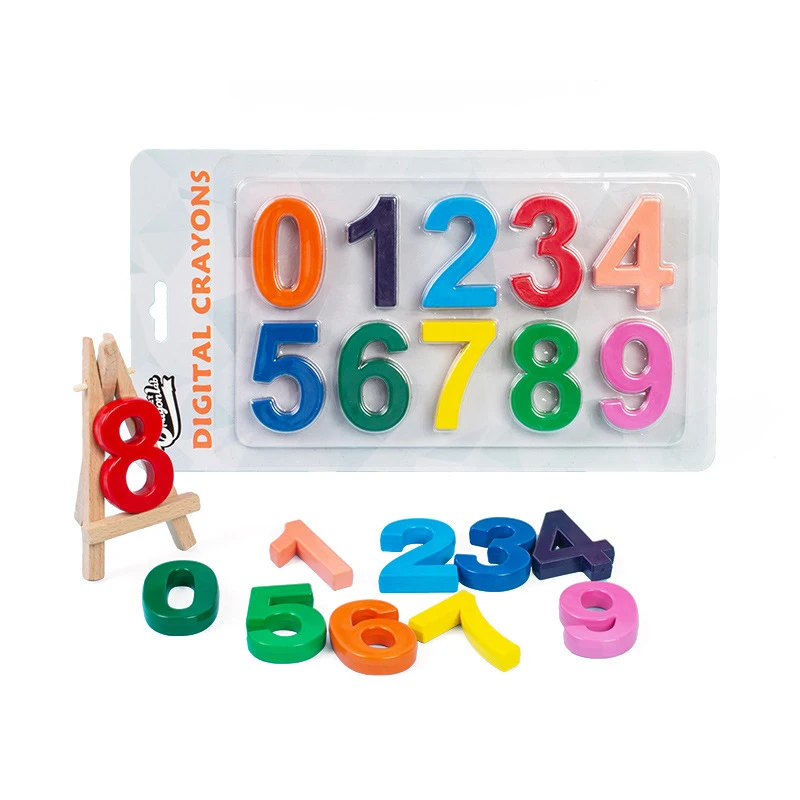 

10pcs Crayons Children Crayon Painting Set Baby Painting Stationery Digital Crayons Safe Environmentally Friendly Non-Poisoning