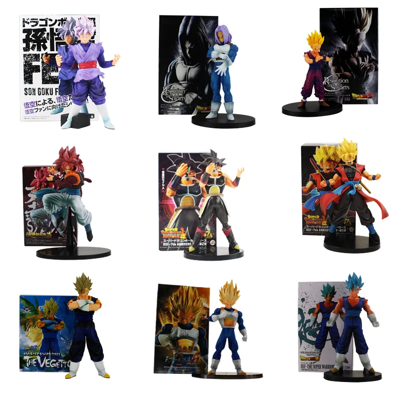 

Dragon Ball Z Vegeta Trunks Son Goku Gohan Cell Frieza PVC Action Figure Vegetto Model Dolls Toys 8~23cm