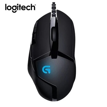 شراءلوجيتك G402 السلكية الألعاب الماوس اعبة 4000 ديسيبل متوحد الخواص الخلفية عبة الفئران Mause الأصلي