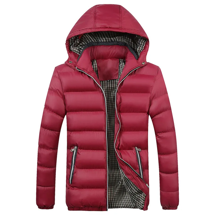 Коллекция года, мужские зимние куртки на каждый день с капюшоном, мужские толстые теплые парки, модная мужская брендовая теплая верхняя одежда LA519, 4XL