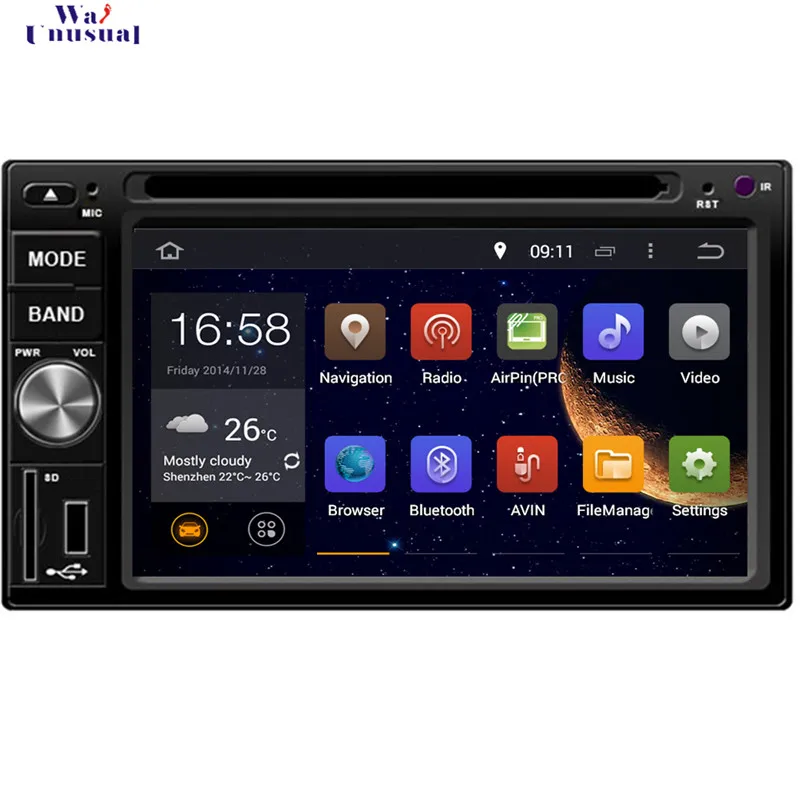 

WANUSUAL 6.2''Octa Core 32G 4G RAM Android 6.0 GPS Navigation for Nissan 350Z 2003-2009 for Nissan Livina 2006-2010 with BT WIFI