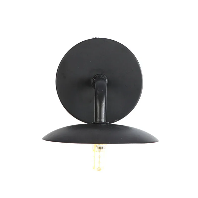 Nordic Single Head LED Wall Lamp Iron Black Modern Mini Wall Light Fixtures Home Deco Antique Sconce Lights Indoor Lighting Nordic Single Head LED Wall Lamp Iron Black Modern Mini Wall Light Fixtures Home Deco Antique Sconce Lights Indoor Lighting